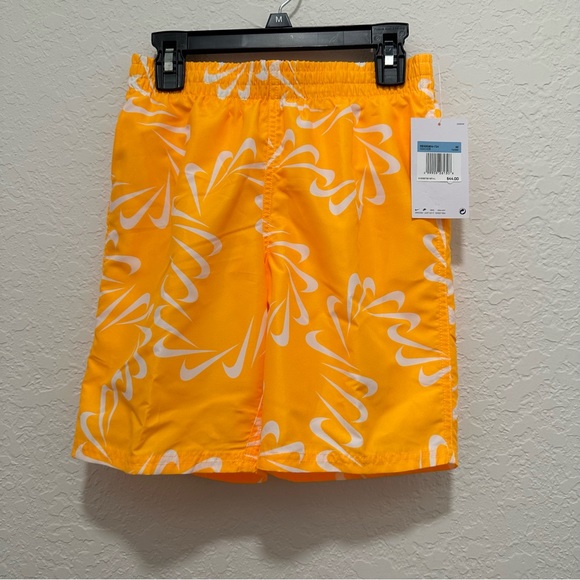 Nike Kid's Swim Volley Total Logo Swim Trunks Size M NWT - Picture 1 of 5